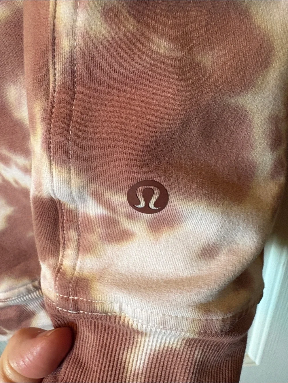 Lululemon All Yours Hoodie Tie Dye Fleece Sweatshirt size 4